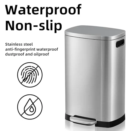 Wasserfester, fingerabdruckfester Edelstahl